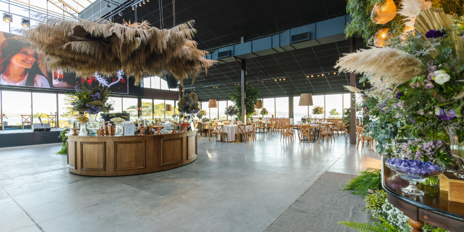 Bright event venue