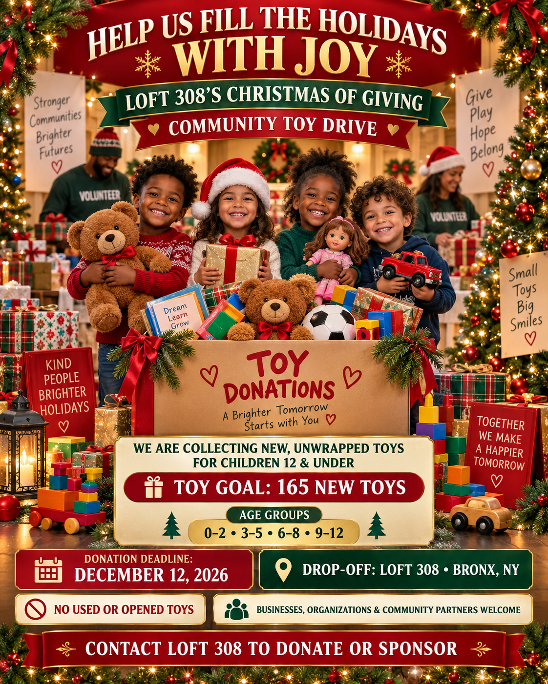 Loft 308 Toy Drive